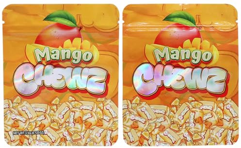 Confezione da 50 sacchetti in Mylar da 3,5 g, sacchetti richiudibili a prova di odore, sacchetti di plastica sigillabili a prova di odore, sacchetti per imballaggio a chiusura lampo, sacchetti di