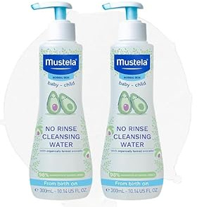 Mustela No Rinse Cleansing Water, 300ml, Pack of 2