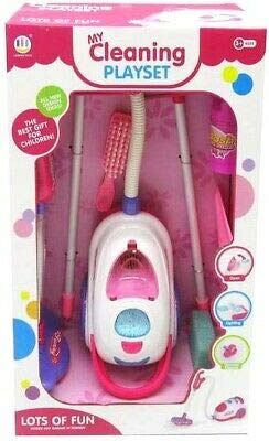 SDMAX Kids Toy Vacuum Cleaner Hoover With Accessories Children Cleaning Playset