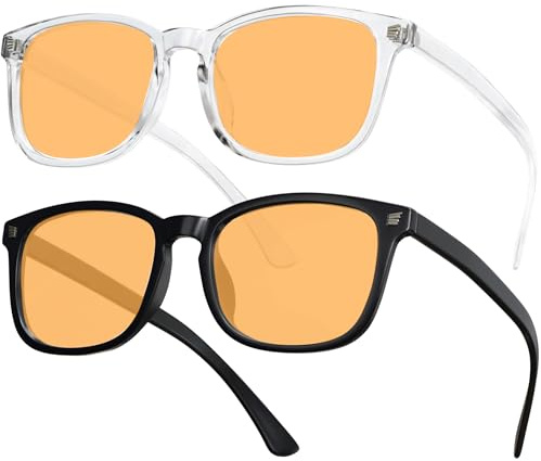 livho High Tech Blue Filter Glasses - Advanced Computer Glasses with 99% Blue Light Blocking - Protection Against Eye Fatigue and UV Glare