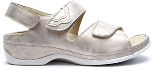 Berkemann Damen Rina Sandale, Altsilber/Silber, 42 EU