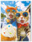 Fishwisdom Age 12+ 500 Pieces Jigsaw Puzzles for Adults and Teens and Kids Family Happy Gift Idea Cats Selfie