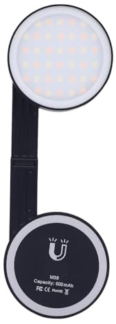 Magnetisk Selfie-telefon Lätt Fällbar LED-fyllning Ljus 2500K-6500K för Selfies Photography