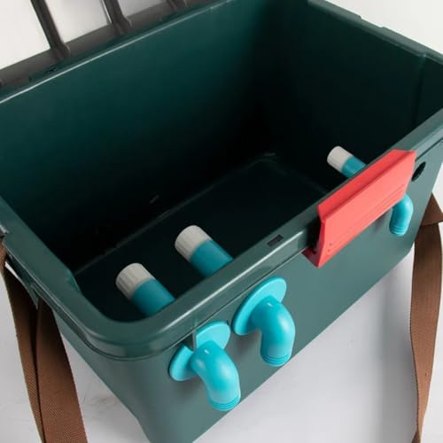 Aeratore regolabile testa di spruzzo per marina per tenuta di pesci vivi, con collegamento a tubo e gomito a 90 gradi per un efficace flusso di ossigeno (19 mm)