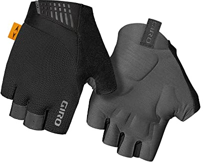 Giro Supernatural Handschuh, Nahtlose Handfläche, Polsterung schützt Durchblutung, reduziert Druckstellen, Komfort & Kontrolle für Straße & gemischte Untergründe, Farbe: Black, Größe: L