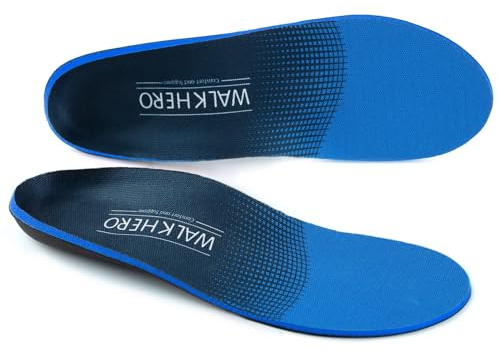 Inserts Relieve Plantar Fasciitis - Flat Feet Insoles Arch Supports, Orthotic Insoles for Foot Pain Arch Pain Reduce Muscle Fatigue Absorb Shock (Mens 6-6 1/2 | Womens 8-8 1/2)