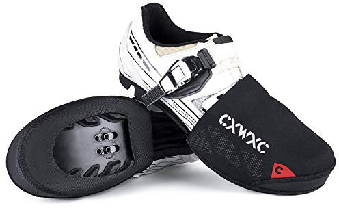 CXWXC Fahrrad-Zehenüberzieher für Herren und Damen – Fahrradschuhüberzieher Winter wasserdicht atmungsaktiv – Fahrrad-Überschuhe kaltes Wetter thermisch warm