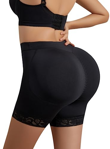 Super Deerlet Women Thicker Padded Bum Butt Lifter Panties Lace Shapewear Hip Enhancer Fake Buttock Underwear