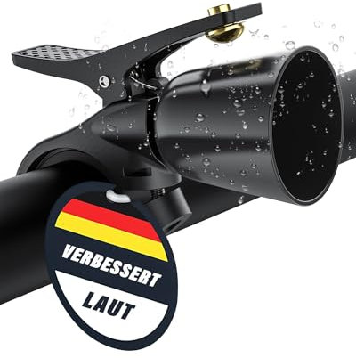 Fahrradklingel Laut MTB Fahrrad Klingel, Innovative Fahrrad Glocke Retro Kupferlegierung Klingel für Mountainbike Rennrad 22-31.8mm Lenker