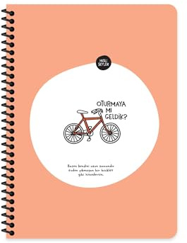 Feel Dinge, liniert Spirale Stickerbuch Sind wir gekommen, um zu sitzen? 16,5x22,5
