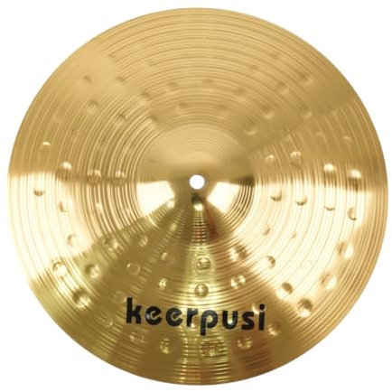 Crash-Becken mit brillantem Finish, heller Klang, 40,6 cm (16 Zoll) Schlagzeug-Becken zum Üben (40,6 cm Crash)