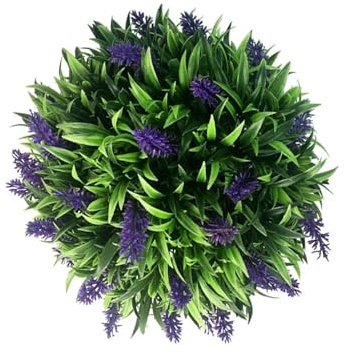 YUPLIODSX Konstgjorda buxbom bollar, konstgjorda blombollar, topiary bollar, konst och hantverk, heminredning, heminredning, hänge, heminredning (20 cm)