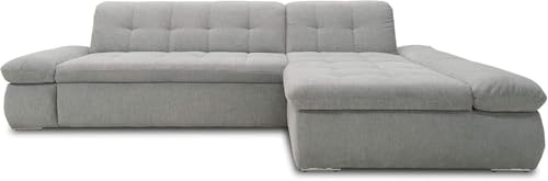 DOMO. collection Divano angolare Moric, divano con funzione di sonno e braccioli a forma di L, divano ad angolo con funzione letto, divano letto 300 x 172 x 80 cm (larghezza x profondità x altezza),