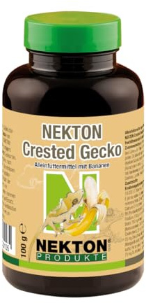 NEKTON-Crested-Gecko mit Banane | Alleinfuttermittel speziell für Kronengeckos (100g)