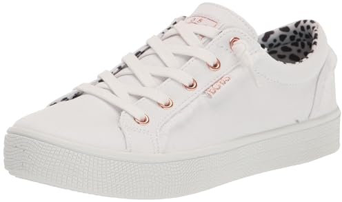 Skechers Women's Bobs B Extra Cute 2Cute4U Trainers, White Canvas, 7 UK