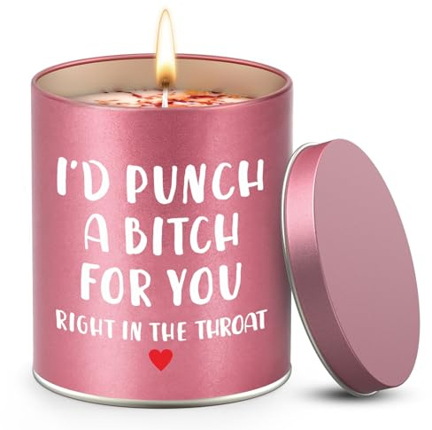 Mothers Day Gifts for Mom Women Scented Candle: Birthday Gifts Girlfriend Wife Sister Galentines Christmas Stocking Stuffers White Elephant Valentines Day for Her Anniversary Friendship Funny Gift