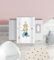 Baby Wickelauflage mit Verstärkung 70 x 47 cm Elefanten - Wickelplatte für Babybett - Wickelaufsatz und Bettumrandung - Changing Mat Zubehör