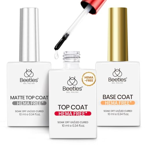 Beetles Gel Base y Top Coat Set 3 x 10ml