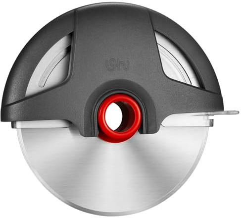UHIYEE Pizza Cutter Wheel, 4.3 Inch Stainless Steel Pizza Slicer with Protective Blade Cover, Detachable Dishwasher Safe Pizza Cutter for Thin Crust, Thick Crust, Flatbread and Pastry