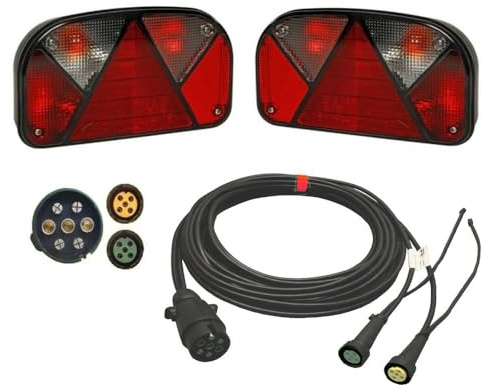 Aspöck Multipoint 2 – lampset – 7 poler – huvudkabellängd 5 meter med utgång