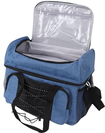 Aramox Heavy Duty Bowling Ball Bag with Shoe Bag, Stylish Appearance for Bowling Lovers, Thick Nylon Travel