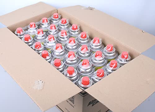 Unbekannt 28 x Gaskartuschen Msf1a Adapter für Schraubkartuschen 7/16 mit Ventil-gaskartusche 227 g MSF1a für Unkraut-Gas-Brenner