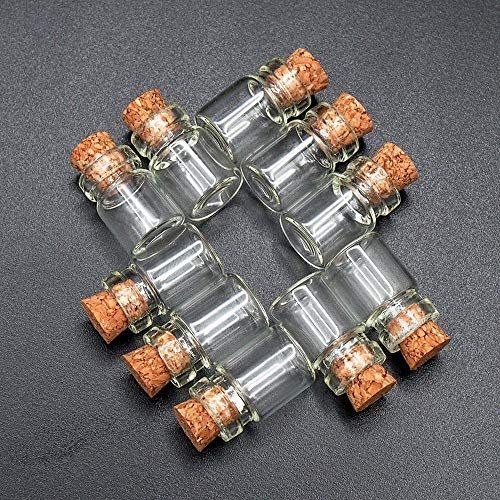 Odoria 1/12 Miniatura 10pcs Tarros Botella de Vidrio Cocina Accesorio para Casa de Muñecas