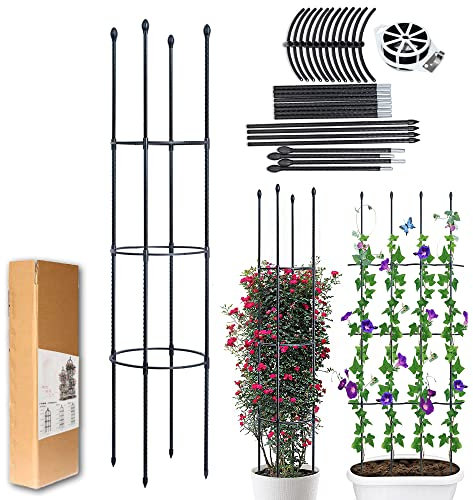 LIBRNTY Garden Supporto Piante Rampicanti,Gabbie Pomodori e Supporti per Piante,Stabile struttura per arrampicata,adatta a tutti i tipi di piante rampicanti,ortaggi,fiori,Guardiano delle piante