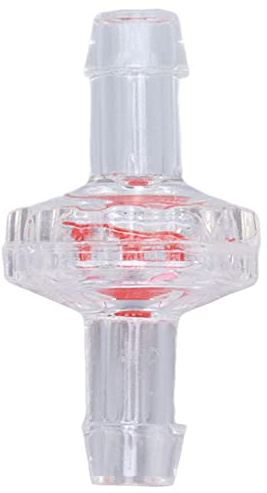 Plast Backventil, 10 St Anti-backflow Backventil Enkelriktad PP Plast återgångsmembran Hulling för Luftintag Matar Slang Rör, Pumpar och Tillbehör(5mm transparent)