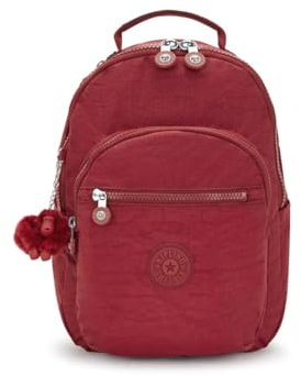 Kipling SEOUL S, Small Backpack (With Laptop Protection), 16 x 80 x 38 cm, Funky Red (RED)