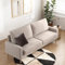 ZINUS Sofa 2-Sitzer, 195cm x 88cm | 50cm extra tiefe Sitze | Für Wohnzimmer, Schlafzimmer/Spielzimmer | Werkzeuglose Montage | Sofa/Liege mit Armlehnen | Designed in Germany | 5 Jahre Garantie - Beige
