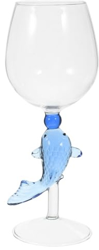 Garneck Verre à Vin et Coupe à Vin Mousseux Motif Poisson pour Fêtes et Mariages