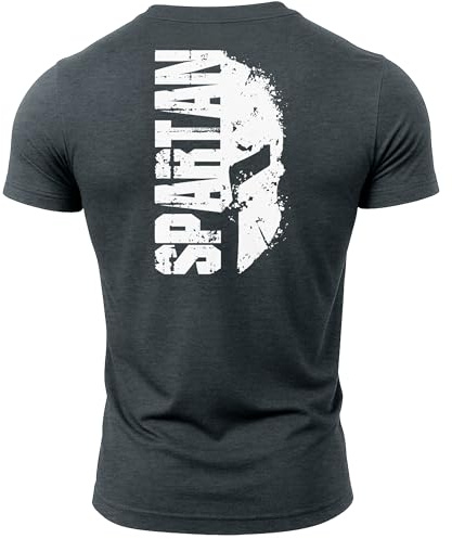 GYMTIER Spartan Helmet - Camiseta de gimnasio para hombre