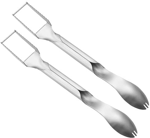 Taglierina anguria, taglierina anguria, utensile da taglio cubo 2 in 1 con forchetta, utensile da taglio multiuso, forchetta per frutta a doppia testa per tagliare l'anguria a cubetti