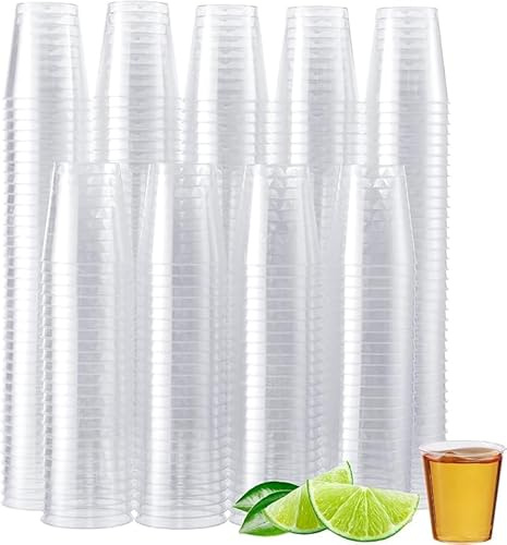Generico 500 Bicchieri in plastica 350 cc, altissima qualità, ideale per Acqua, Birra, Bevande, Cocktail, MilkShake, Frullati