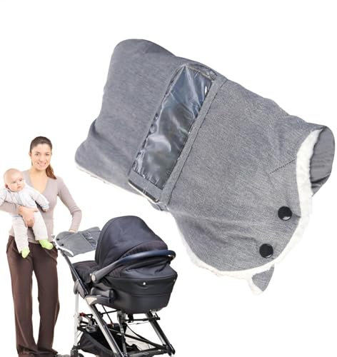 Pcingsia Kinderwagen-Handmuff | warme Kinderwagen-Handschuhe – stabile Handwärmer für Schwangerschaft, Babytaufe, Neugeborene, Geburtstag