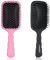 LORSEX Paquete de 2 cepillos para el cabello, cepillo de paleta grande para desenredar, para mujeres, hombres y niños, ideal para cabello húmedo o seco, suaviza, masajea y desenreda