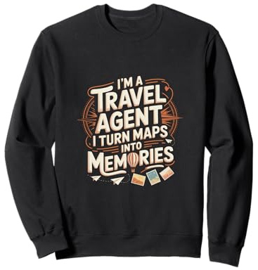 I'm A Travel Agent I Turn Maps Into Memories --- Felpa