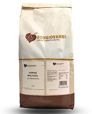 BONGIOVANNI FARINE E BONTA' NATURALI Farina Tipo 00 Di grano Tenero, per Prodotti da Forno Dolci e Salati - Formato da 5kg