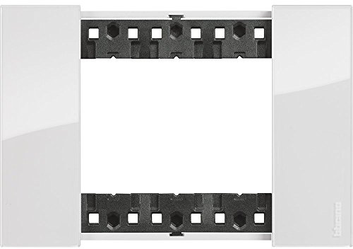 Bticino KA4803DW Living Now Plaque 3 modules glace 132 x 50 x 10 cm