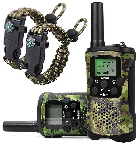 Spielzeug 4-12 Jahren Junge Walkie Talkies für Kinder 8 Kanal Funkgerät mit LCD Taschenlampe Abenteuer Camping Outdoor Spielzeug Geburtstag 5 6 7 8 Jahre Junge Geschenk