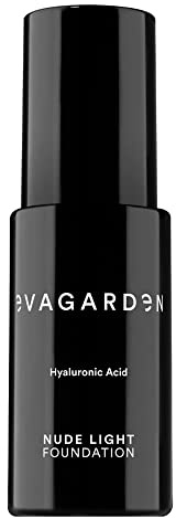 EVAGARDEN Nude Light Foundation - Fluid and Sensorial Makeup - With Moisturizing Properties - Smooth Coverage Blurs Small Imperfections for Flawless Appearance - 285 Pink Honey - 1.01 oz