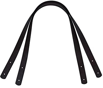 besbomig 2 PCS Ersättning Axelremsväska Rem PU Läder Handtag för Dam Handväska 60cm Lång Väskor Portmonnä Tillbehör,Svart