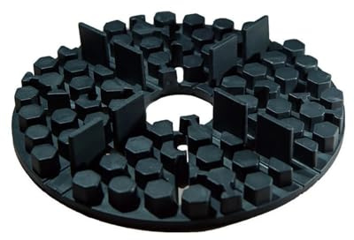 SANPRO - 250 cuscinetti in gomma per lastre di pavimentazione – 2 mm fughe – impilabili da 10 a 30 mm