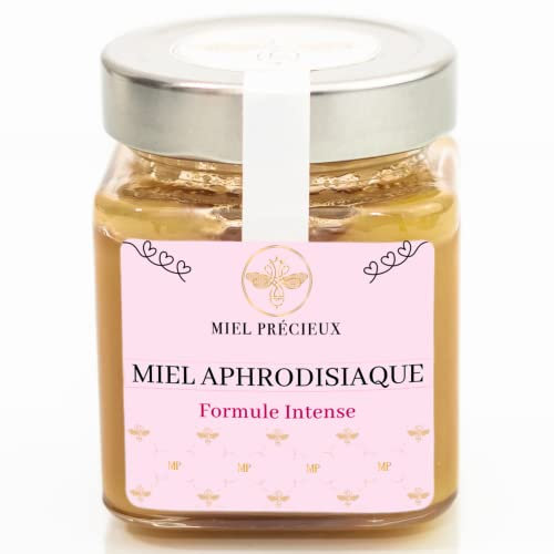 Afrodisíaco de Miel | Fórmula Intensa | Ginseng, Maca, Tribulus Terrestris, Ashwagandha | Libido | 100% Puro y Natural | 250g