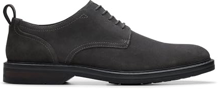 Clarks Aldwin Lace para Hombre, Gris Oscuro SDE, 45 EU