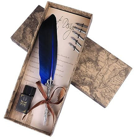 Operitacx Füller kaligrafieset kalligraphie set kalligrafie set Stift geschenk Feder in Wasser tauchen Füllfederhalter