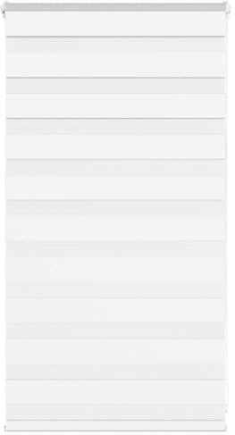 vidaXL Zebra Roller Blind - Modern White 85x100 cm