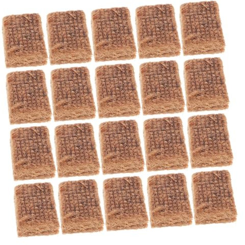 VANZACK 20pcs Outdoor Fire Starter Brick for Grill Lighting Cubes Camping Picnics Fireplaces Hot Pot Kindling Blocks