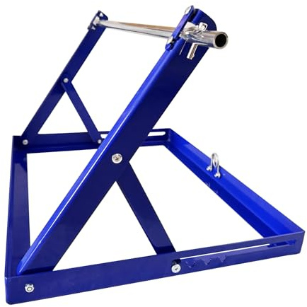 IRSCorp Dérouleur Câble pour Bobines Rouleau de Câble Enrouleur Distributeur Enroulement Acier Dérouleur pour Tambours de Câbles Cable Drum Roller (Plié 59 * 45 * 6CM)
